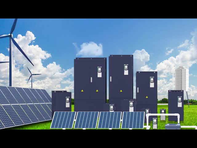 13A 5.5KW MPPT VFD Solar Pompa İnvertörü GPRS IP20 380V LED LCD