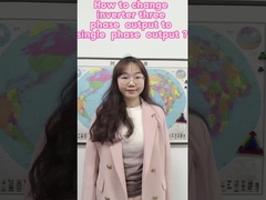 220V dönüştürücü üç fazlı çıkışını tek fazlı çıkışa nasıl değiştirebilirim?