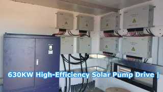 630KW Yüksek Verimli Güneş Enerjili Pompa Sürücüsü