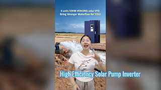 VEIKONG 55 kW Solar Pompa İnvertörü | Saha Saha Uygulaması